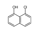 1-Hydroxy-8-chloronaphthalene structure