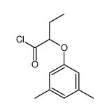 2-(3,5-dimethylphenoxy)butanoyl chloride结构式