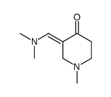 (Z)-3-((dimethylamino)methylene)-1-methylpiperidin-4-one Structure