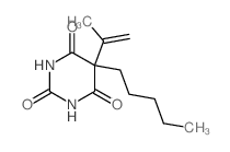 5-Isopropenyl-5-pentylbarbituric acid Structure