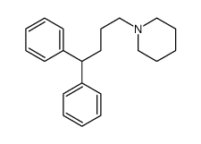 1-(4,4-diphenylbutyl)piperidine结构式