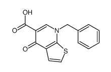 7-BENZYL-4-OXO-4,7-DIHYDROTHIENO[2,3-B]PYRIDINE-5-CARBOXYLIC ACID Structure