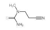 Thiourea,N-(2-cyanoethyl)-N-methyl-结构式