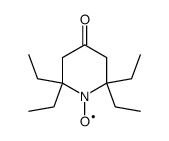 2,2,6,6-tetraethylpiperidin-4-one-N-oxyl radical结构式