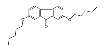 2,7-dipentoxyfluoren-9-one结构式