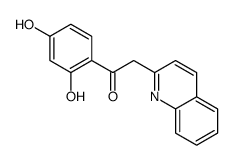 1-(2,4-dihydroxyphenyl)-2-quinolin-2-ylethanone结构式