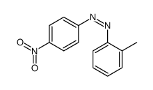(2-methylphenyl)-(4-nitrophenyl)diazene Structure