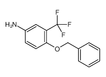 4-(苄氧基)-3-(三氟甲基)苯胺结构式