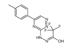 2,2,2-trifluoro-N'-[5-(4-methylphenyl)-1,2,4-triazin-3-yl]acetohydrazide Structure