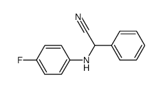 2-(4-fluorophenylamino)-2-phenylacetonitrile Structure