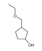 3-Aethoxymethyl-cyclopentanol-(1) Structure