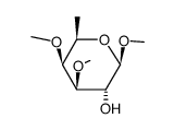 methyl 3,4-di-O-methylfucopyranoside Structure
