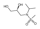 (2S)-3-[(1-methylethyl)(methylsulfonyl)amino]-1,2-propanediol Structure