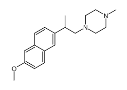 1-[2-(6-methoxynaphthalen-2-yl)propyl]-4-methylpiperazine结构式