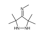 Methanamine,N-(3,3,5,5-tetramethyl-4-pyrazolidinylidene)- Structure