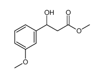 methyl 3-(3-methoxyphenyl)-3-hydroxypropanoate Structure