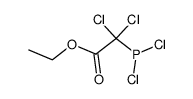 Aethyl-dichlor-(dichlorphosphin)-acetat Structure