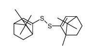 4,7,7-trimethyl-3-[(4,7,7-trimethyl-3-bicyclo[2.2.1]hept-2-enyl)disulfanyl]bicyclo[2.2.1]hept-2-ene Structure