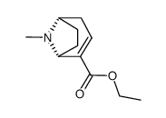 8-Azabicyclo[3.2.1]oct-2-ene-2-carboxylic Acid 8-Methyl-Ethyl Ester Structure