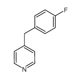 4-[(4-fluorophenyl)methyl]pyridine Structure