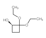 Cyclobutanol, 2,2-diethoxy-, (1R)- (9CI) structure
