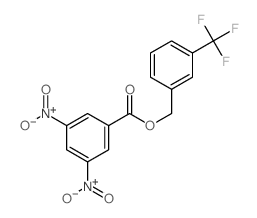 Benzenemethanol,3-(trifluoromethyl)-, 1-(3,5-dinitrobenzoate)结构式