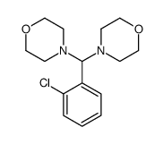 4,4'-(o-Chlorobenzylidene)dimorpholine结构式