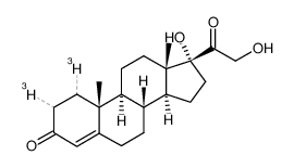 17A-HYDROXY-11-DEOXYCORTICOSTERONE-*(1,2-3H(N))结构式