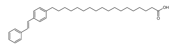 18-[4-((E)-Styryl)-phenyl]-octadecanoic acid Structure