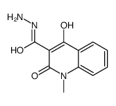 3-Quinolinecarboxylic acid, 1,2-dihydro-4-hydroxy-1-Methyl-2-oxo-, hydrazide Structure