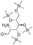 2-Amino-3-O,4-O,5-O,6-O-tetrakis(trimethylsilyl)-2-deoxy-D-glucose结构式