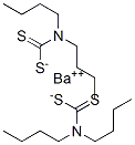 Bis(dibutyldithiocarbamic acid)barium salt structure