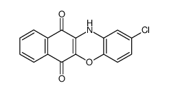 2-chloro-11H-benzo[b]phenoxazine-6,11(12H)-dione结构式