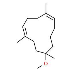 10-methoxy-1,5,10-trimethyldodeca-1,5-diene structure