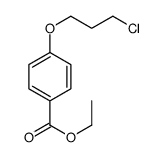4-(3-Chloro-propoxy)-benzoic acid ethyl ester结构式
