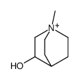 1-methyl-1-azoniabicyclo[2.2.2]octan-3-ol Structure