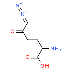 Norleucine, 6-diazo-5-oxo- structure