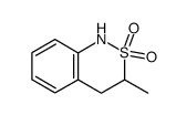 3-methyl-3,4-dihydro-2,1-benzothiazine 2,2-dioxide结构式