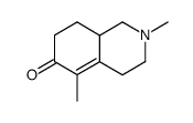 2,5-dimethyl Δ5,10 octahydroisoquinoline-6-one Structure