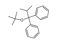 1,1-diphenyl-2-methyl-n-propyl tert-butyl ether结构式