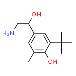 Benzyl alcohol, alpha-(aminomethyl)-3-tert-butyl-4-hydroxy-5-methyl- (8CI)结构式