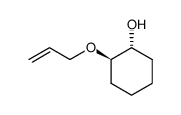 trans-2-hydroxycyclohexyl allyl ether结构式