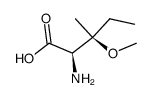 D-Isoleucine,3-methoxy- (9CI)结构式