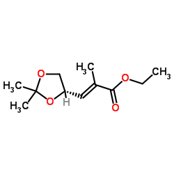 ethyl (E)(S)-3-(2,2-dimethyl[1,3]dioxolane-4-yl)-2-methylacrylate picture
