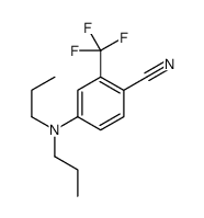 4-(dipropylamino)-2-(trifluoromethyl)benzonitrile Structure