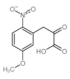 3-(5-methoxy-2-nitro-phenyl)-2-oxo-propanoic acid Structure