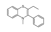 2-ethyl-4-methyl-3-phenyl-1,4-benzothiazine Structure