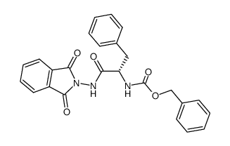 Cbz(L)-phenylalanine-phthalimide结构式