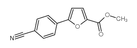 METHYL 5-(4-CYANOPHENYL)FURAN-2-CARBOXY& Structure