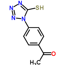 1-[4-(5-Thioxo-2,5-dihydro-1H-tetrazol-1-yl)phenyl]ethanone结构式